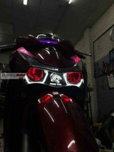 Honda SH lắp combo bi cầu s600pro