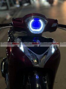 Honda SH Mode lắp combo bi cầu Kenzo S600pro