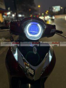 Honda SH Mode lắp combo bi cầu Kenzo S600pro