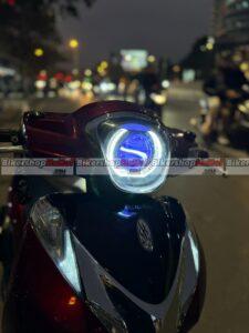 Honda SH Mode lắp combo bi cầu Kenzo S600pro