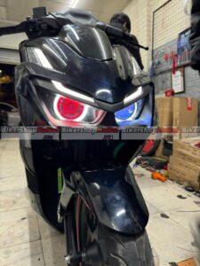 Honda Vario lắp combo bi cầu Kenzo S600pro + Sharingan