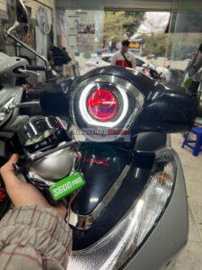Honda SH Mode lắp combo bi cầu Kenzo S600pro