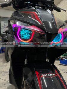 Honda WInner lắp combo bi cầu Kenzo S600pro + Sharingan