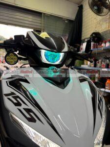 Yamaha Eciter 155 lắp combo bi cầu Kenzo S600pro