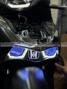 Honda SH150i lắp combo bi cầu Kenzo S600pro