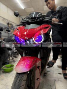 Honda Winner lắp combo bi cầu Kenzo S600pro