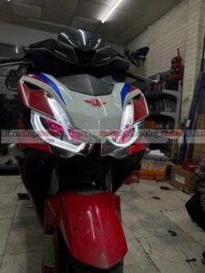 Honda Winner lắp combo bi cầu Kenzo S600pro