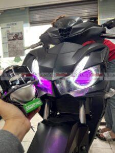 Honda Winner lắp combo bi cầu Kenzo S600pro