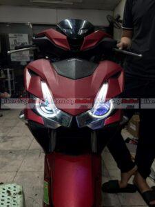 Honda Winner lắp combo bi cầu Kenzo S500pro +Sharingan