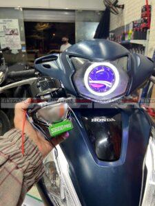 Honda Vision lắp combo bi cầu Kenzo S600pro