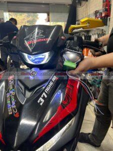 Yamaha Exciter 150 lắp combo bi cầu Kenzo S600pro