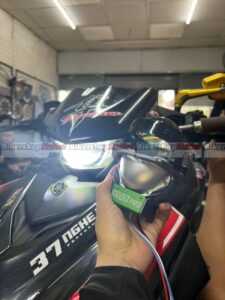 Yamaha Exciter 150 lắp combo bi cầu Kenzo S600pro